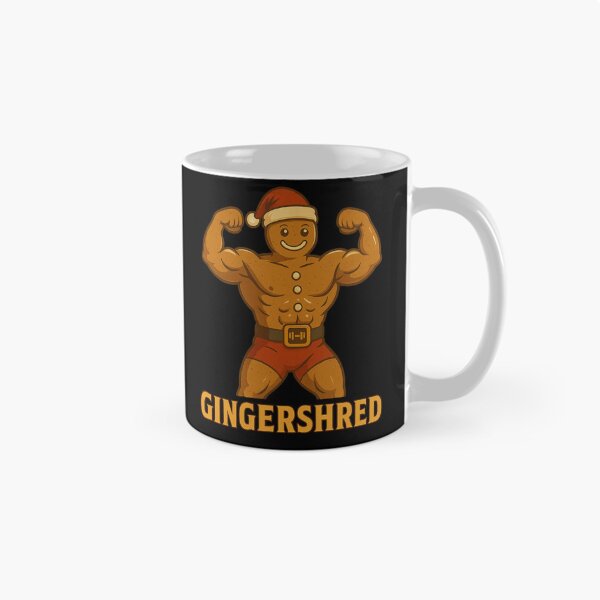 Item preview, Gingershred Bodybuilding Xmas Weightlifting Workout Gym  designed and sold by NightWisdom.