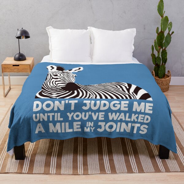 Item preview, EDS Awareness Zebra - Don't Judge Me designed and sold by Designs by Jesabee.