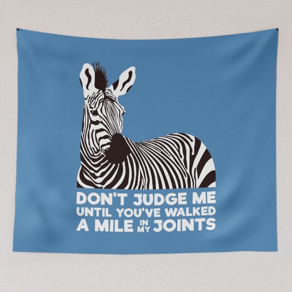Item preview, EDS Awareness Zebra - Don't Judge Me designed and sold by Designs by Jesabee.