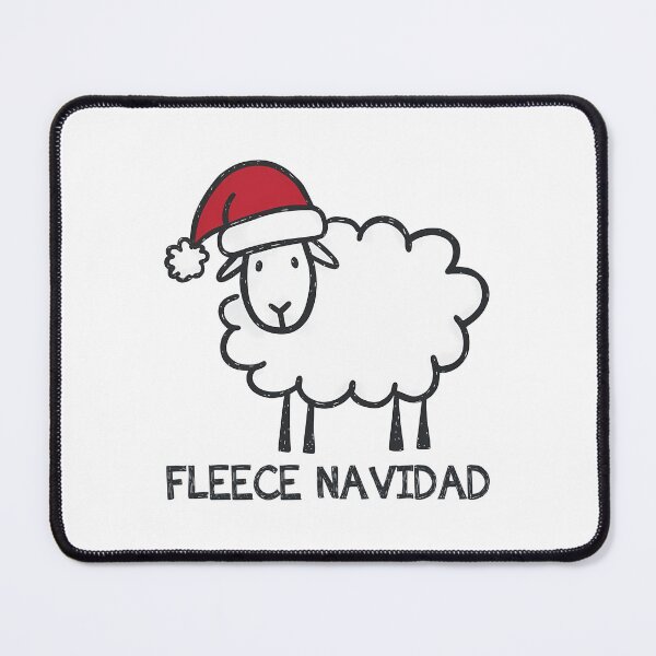 Item preview, Fleece Navidad Christmas Sheep Pun designed and sold by CleanDecor.