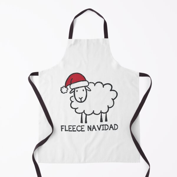 Item preview, Fleece Navidad Christmas Sheep Pun designed and sold by CleanDecor.