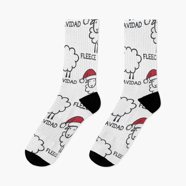Item preview, Fleece Navidad Christmas Sheep Pun designed and sold by CleanDecor.