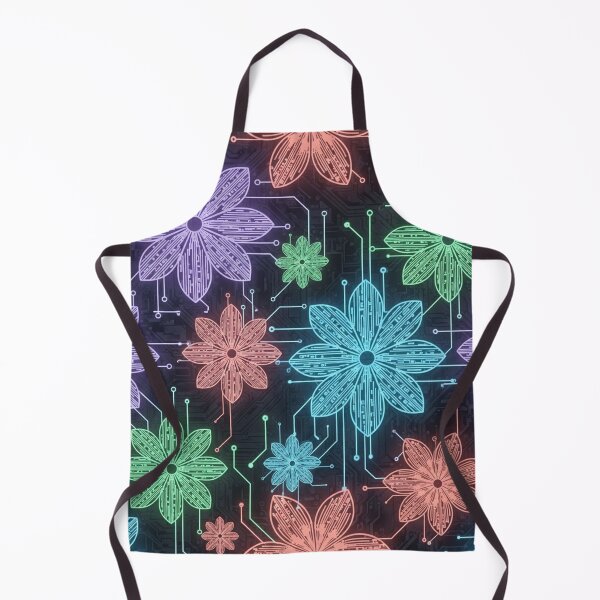 Item preview, Glowing Techno Flowers designed and sold by jumpercat.