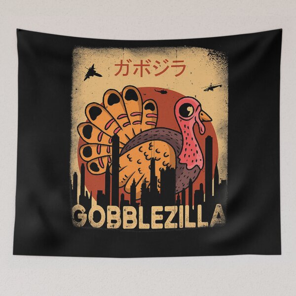 Item preview, Humor Retro Thanksgiving Style Quote Gobblezilla Funny Happy designed and sold by nguyenconguan80.