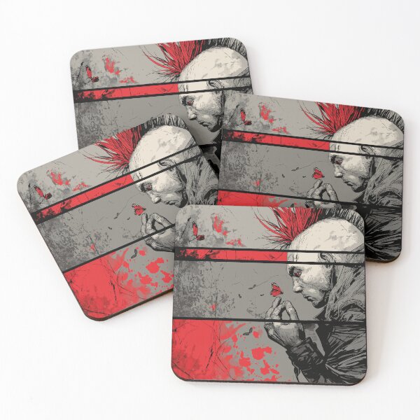 Item preview, Punk with red butterfly – Dark art scene designed and sold by drizzd.