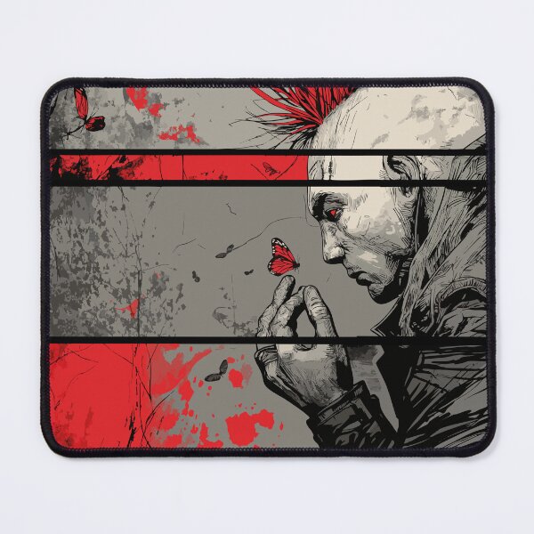 Item preview, Punk with red butterfly – Dark art scene designed and sold by drizzd.