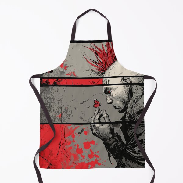 Item preview, Punk with red butterfly – Dark art scene designed and sold by drizzd.
