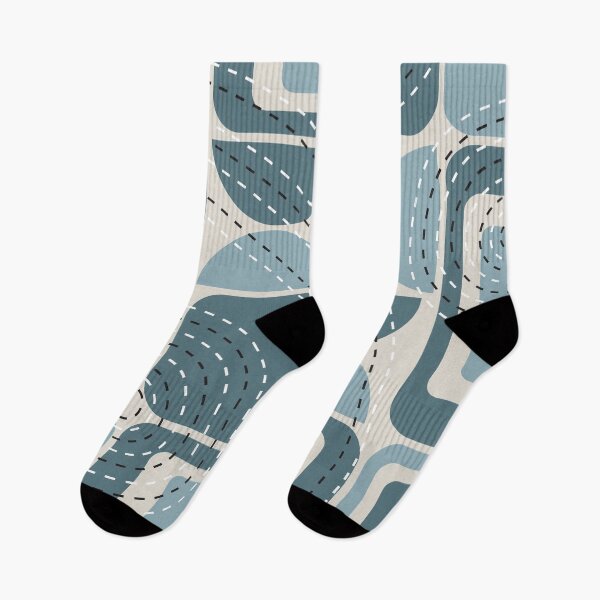 Item preview, Mid Century Modern Geometric Pattern Blue designed and sold by Vector&Repeat.