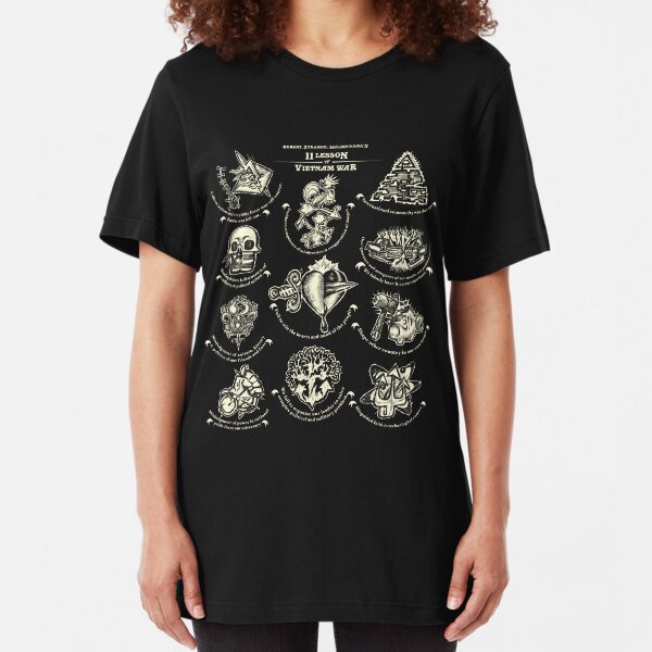 11 Lesson of Vietnam War, American mythology tee #2. Slim Fit T-Shirt