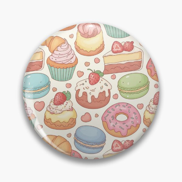 Item preview, Hand-Drawn Adorable Pastel Sweet Treats Pastel designed and sold by StellasRealm.