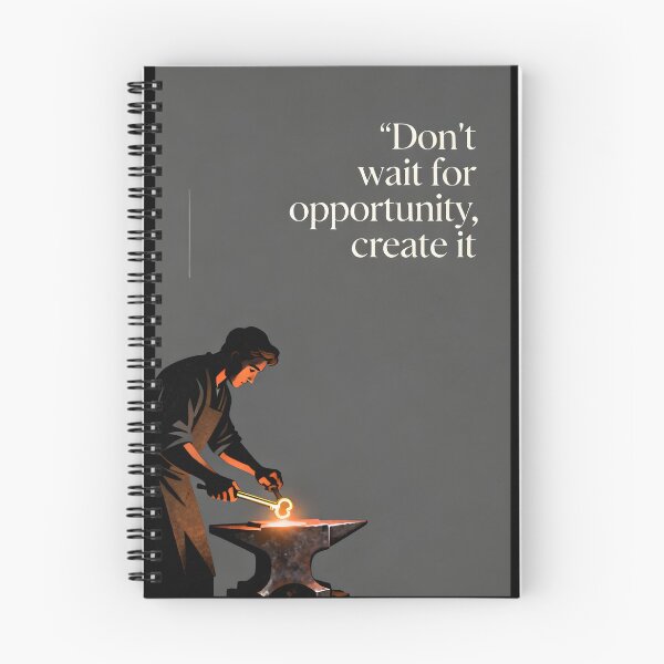 Item preview, Initiative Quote Poster - Create Opportunity Wall Art designed and sold by Cosmopolis.