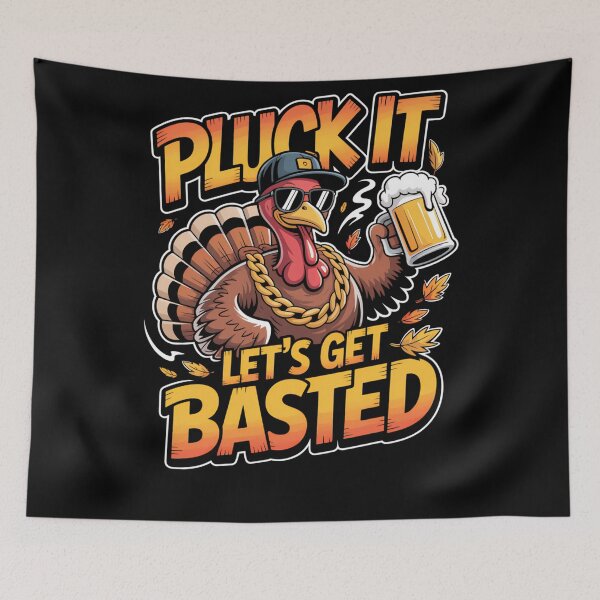 Item preview, Thanksgiving Happy Pluck Quote Vintage Lets It Basted Holiday Get designed and sold by HollyShabero.