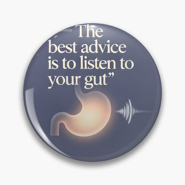 Item preview, Instinct Quote Poster - Listen to Your Gut Wall Art Print designed and sold by Cosmopolis.