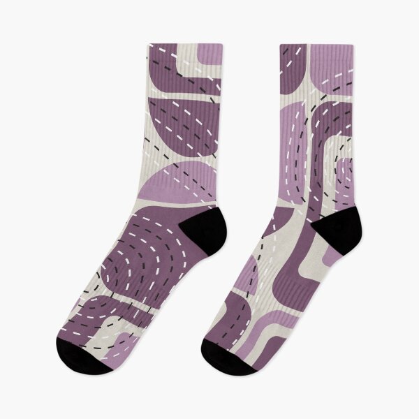 Item preview, Mid Century Modern Geometric Pattern Purple designed and sold by Vector&Repeat.