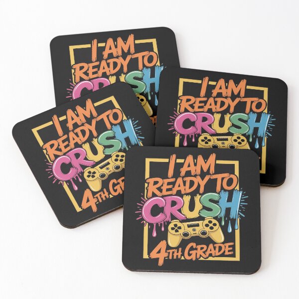 Item preview, I'm Ready To Crush Forth Grade Back To School Gamers designed and sold by DetroitMug.