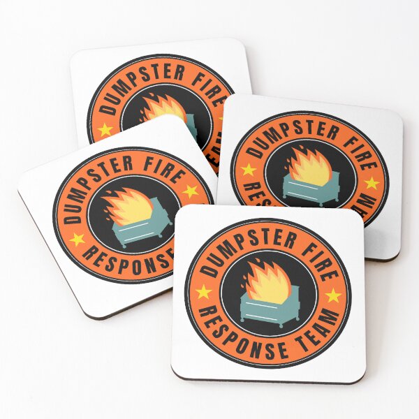 Item preview, Dumpster fire response team designed and sold by Dondonmart.