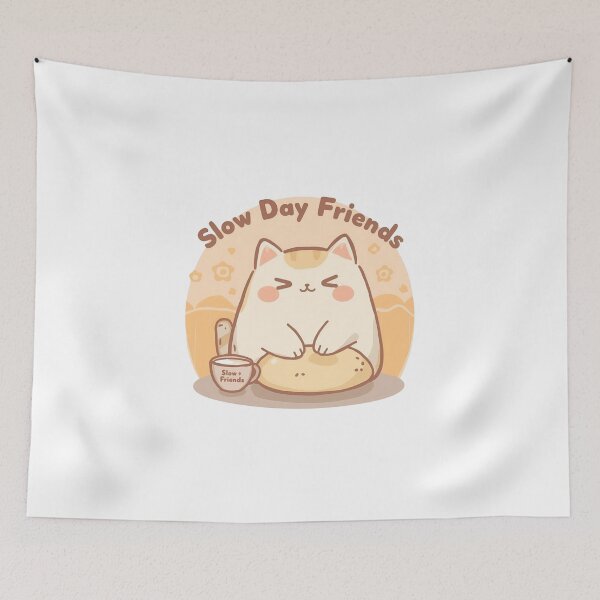 Item preview, Slow Day Cat Kneading Pillow designed and sold by SlowDayFriends.