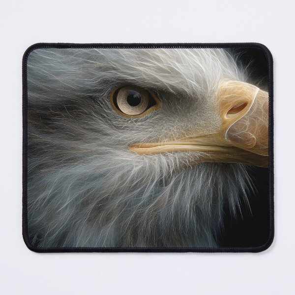 Item preview, Regal Bald Eagle Close-Up with Sharp Gaze and Detailed Feathers designed and sold by daila70.