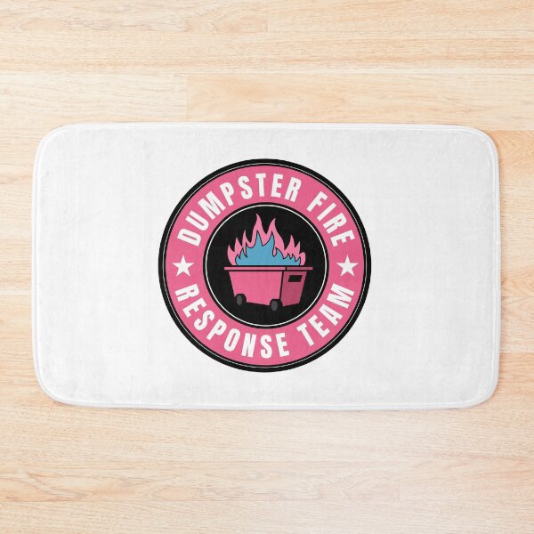 Item preview, Dumpster fire response team in pink designed and sold by Dondonmart.