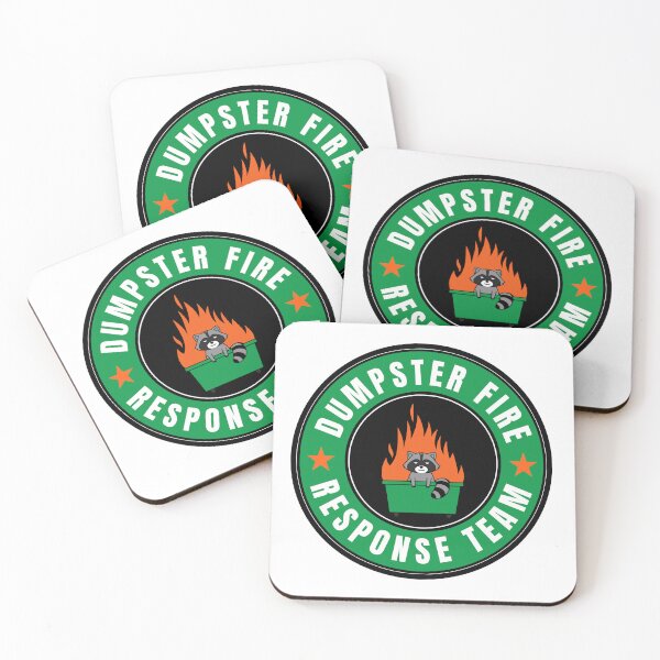 Item preview, Dumpster fire response team designed and sold by Dondonmart.