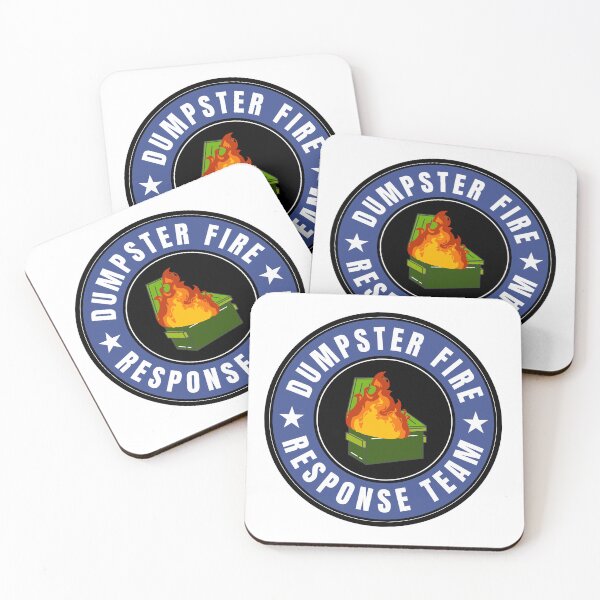 Item preview, Dumpster fire response team designed and sold by Dondonmart.