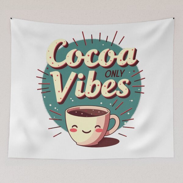 Item preview, Cocoa Only Vibes Cute Hot Chocolate designed and sold by rustyroofco.
