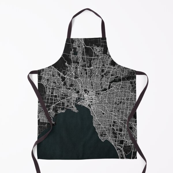 Item preview, Melbourne City Map of Victoria, Australia - Dark designed and sold by deMAP.