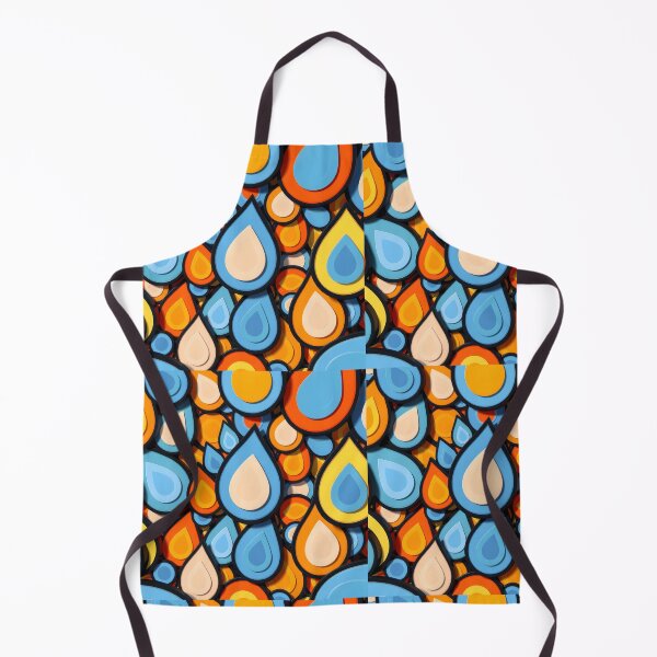 Item preview, Layered Raindrop Pop Art Pattern designed and sold by rishvadesigns.