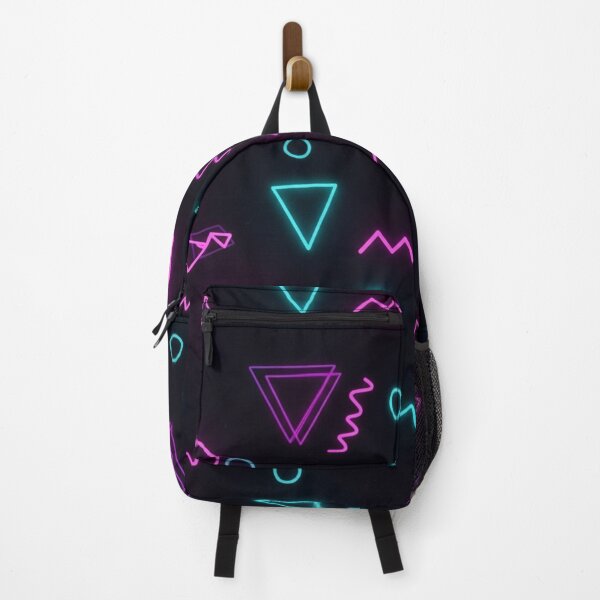 Item preview, Futuristic Neon Retro Pattern Design designed and sold by jumpercat.