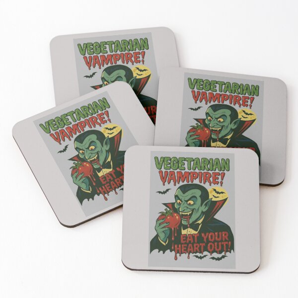 Item preview, Vegetarian Vampire: Eat Your Heart Out!Eat Your Veggies Joke | Vegetarian Humor Design  designed and sold by SammyMorry.