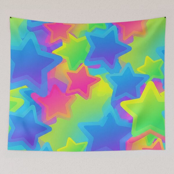Item preview, Vibrant Pop Star Seamless Design designed and sold by jumpercat.
