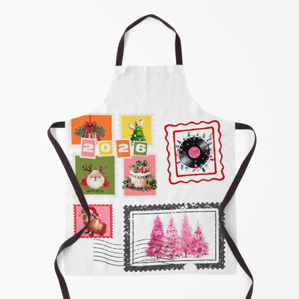 Item preview, Retro Christmas Stamps Collection – 2026 Edition designed and sold by Anastasiia Yurevych.