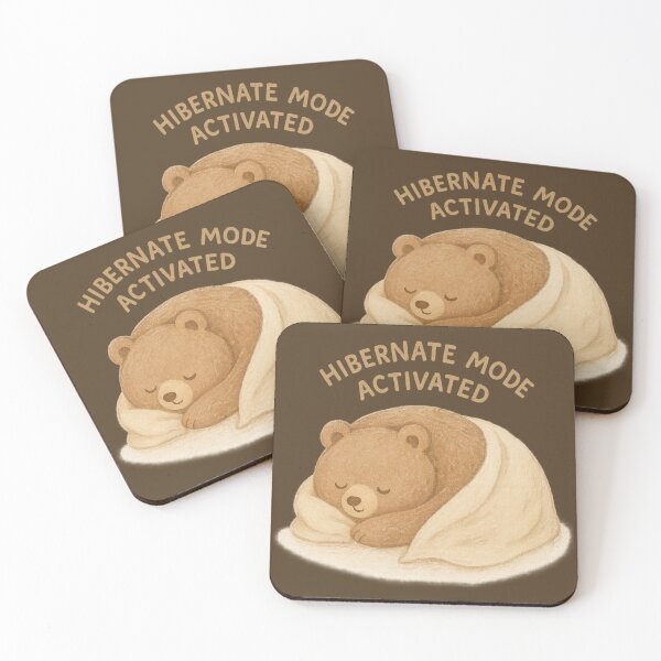 Item preview, Hibernate Mode Activated Bear designed and sold by ChirpInc.