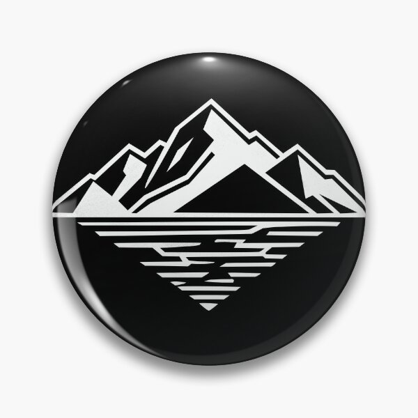 Item preview, Minimalist Black & White Mountain designed and sold by SugarCore.
