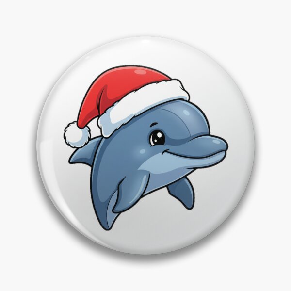 Item preview, Cute Christmas Dolphin | Cute Christmas designed and sold by PFS-.