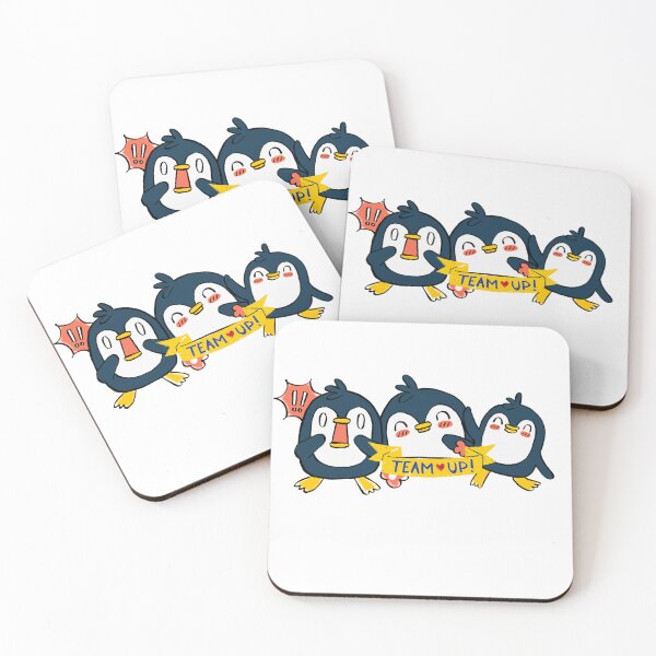 Item preview, Cute Penguin Team Up Friendship Design designed and sold by KKCreationz.
