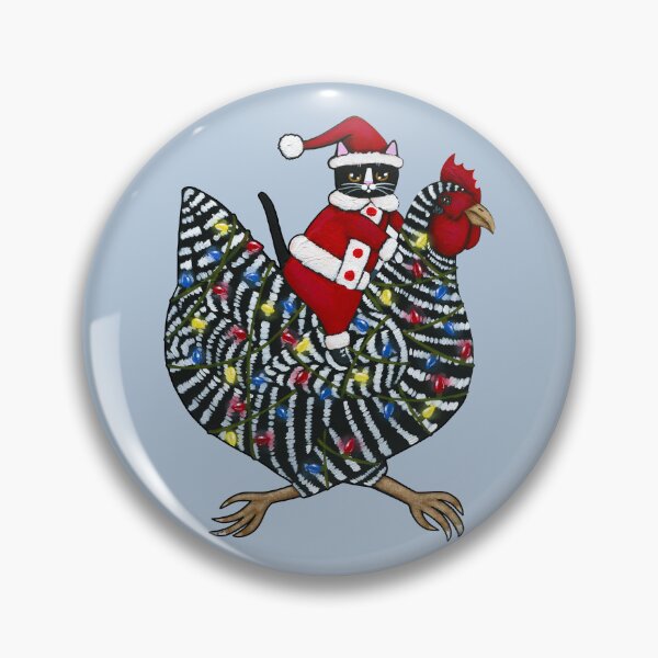 Item preview, Christmas Chicken Ride! designed and sold by KilkennyCat Art.