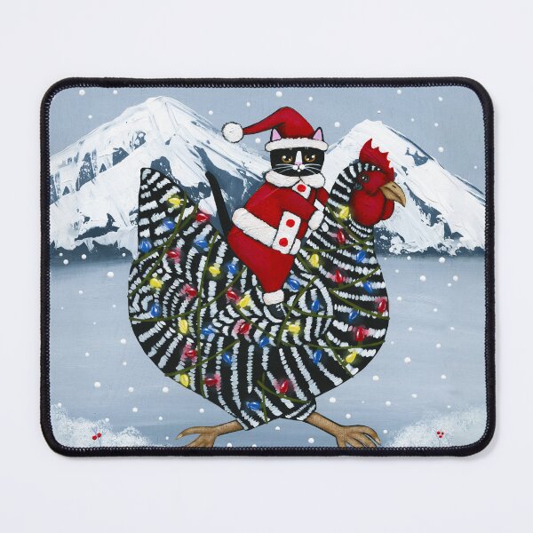 Item preview, Christmas Chicken Ride! designed and sold by KilkennyCat Art.
