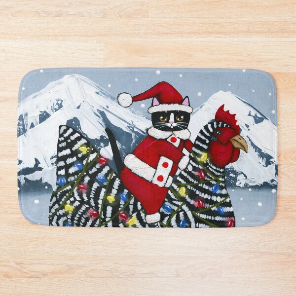 Item preview, Christmas Chicken Ride! designed and sold by KilkennyCat Art.