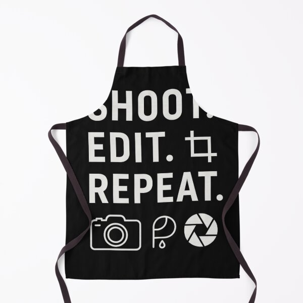 Item preview, Shoot. Edit. Repeat. – Minimalist Photography Lover Design designed and sold by Laughprints.