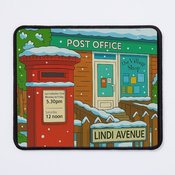 Item preview, The old Post Office, Lindi Avenue, Grappenhall in winter designed and sold by Local gifts from HotpixUK .