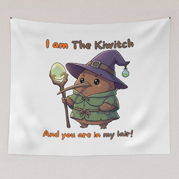 Item preview, The Kiwitch | Whimsical Witch Kiwi RPG Animal  designed and sold by Pets & Memes & Stuff.