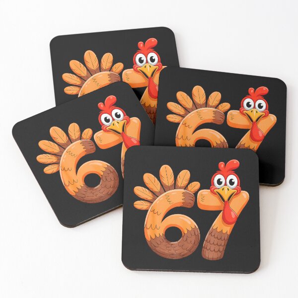 Item preview, Funny 67 Turkey Meme Thanksgiving – Six Seven Holiday Humor designed and sold by NuralsArt.