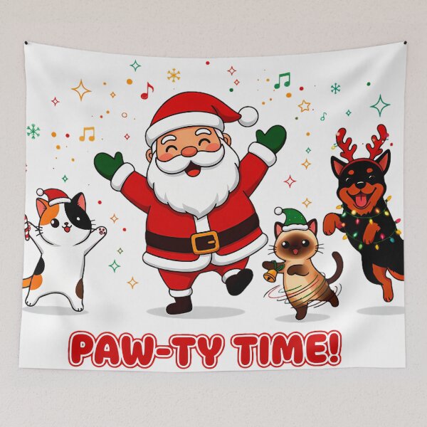 Item preview, Paw-ty Time: Santa’s Festive Furry Fiesta designed and sold by meesub.