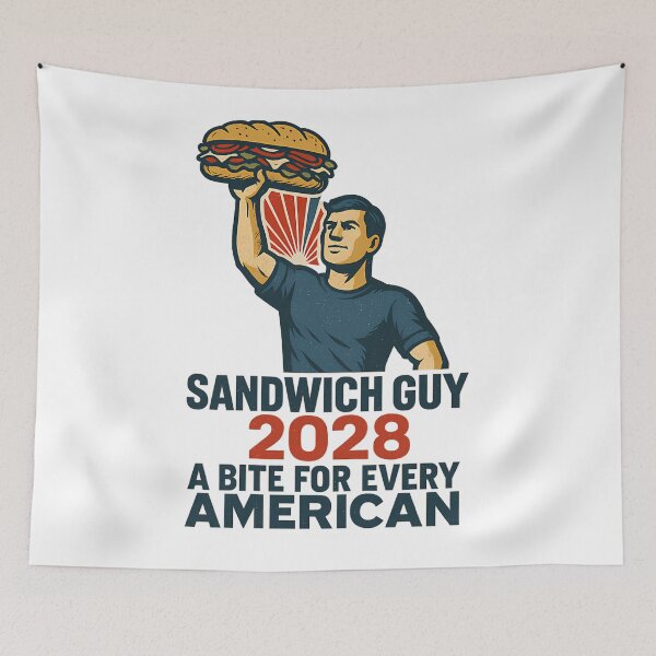 Item preview, Meme del sándwich de Washington: Humor político, chico estadounidense de DC, resiste designed and sold by VictoriaVilleno.