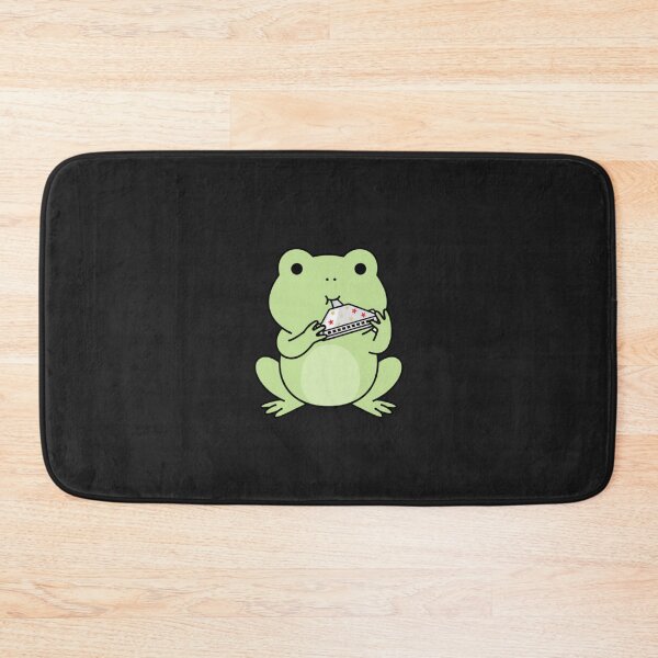 Item preview, Cute Pastel Frog Playing Harmonica – Simple Christmas Kawaii Design designed and sold by ColorSplash123.