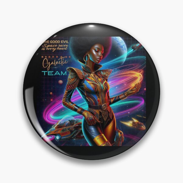 Item preview, Galactic Racer Afro Armor designed and sold by Voodoo Store Paranormal Collections.