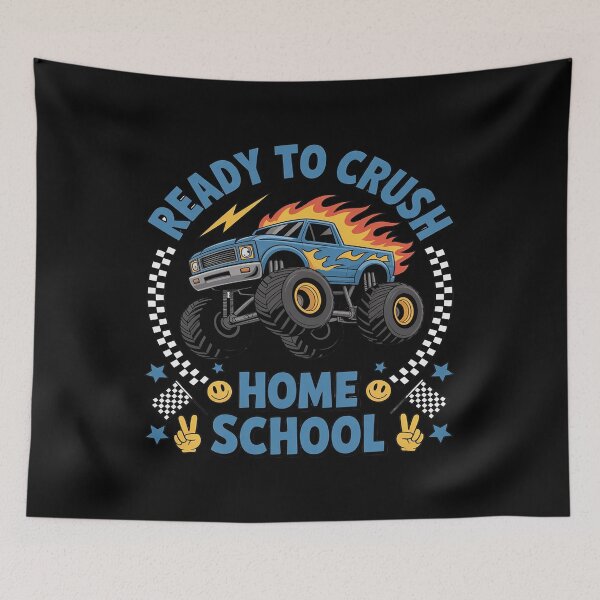 Item preview, I'm Ready to Crush Homeschool Monster Truck Back To School designed and sold by DetroitMug.