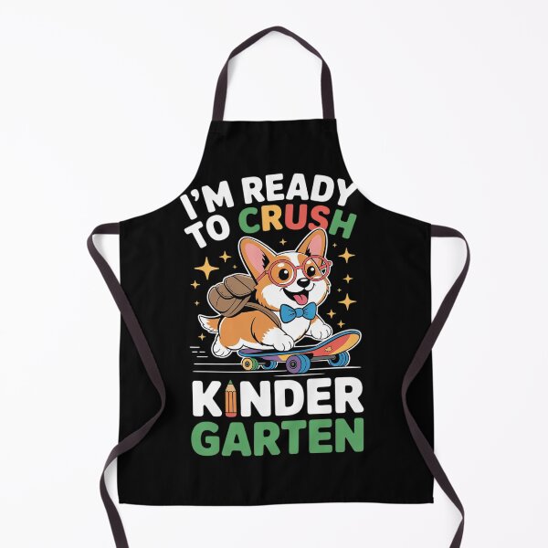 Item preview, I'm Ready to Crush Kindergarten Back to School Corgi Lover designed and sold by DetroitMug.