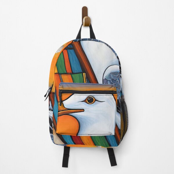 Item preview, Folk Art Seagull relaxing on a Deckchair designed and sold by Colin Bentham.